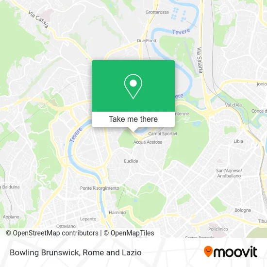 Brunswick Bowling map