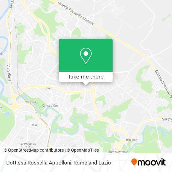 Dott.ssa Rossella Appolloni map