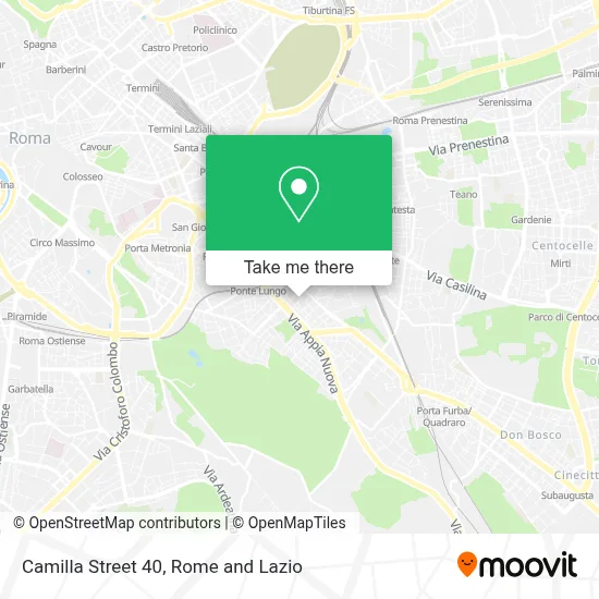 Camilla Street 40 map