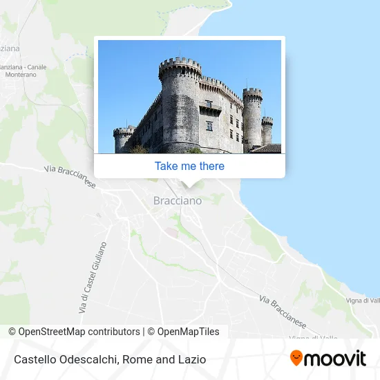 Odescalchi Castle map