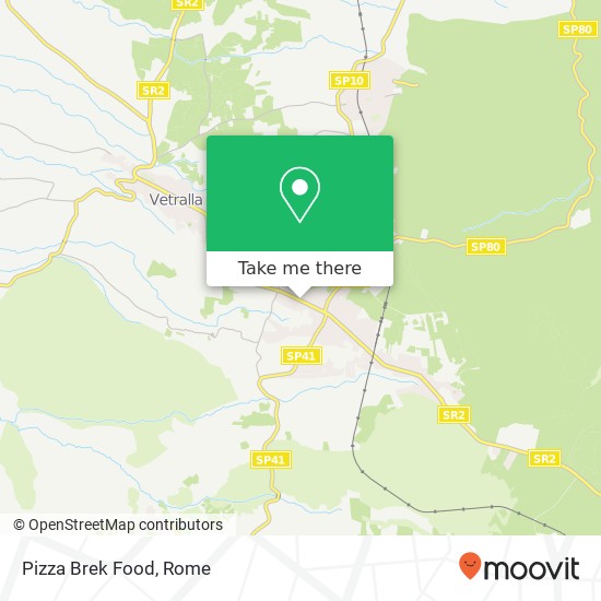 Pizza Brek Food map