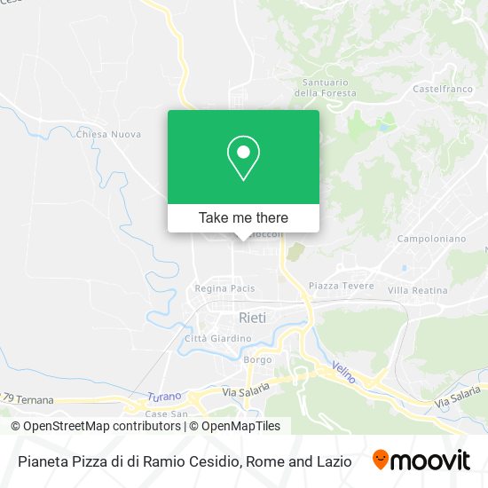 Pianeta Pizza di di Ramio Cesidio map