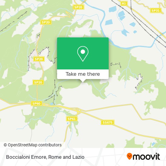 Boccialoni Emore map