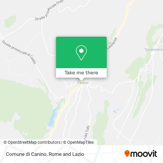 Comune di Canino map