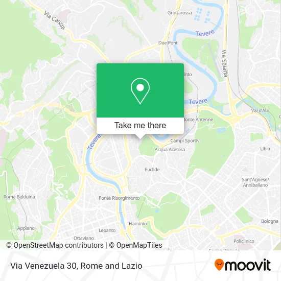 Venezuela Street 30 map