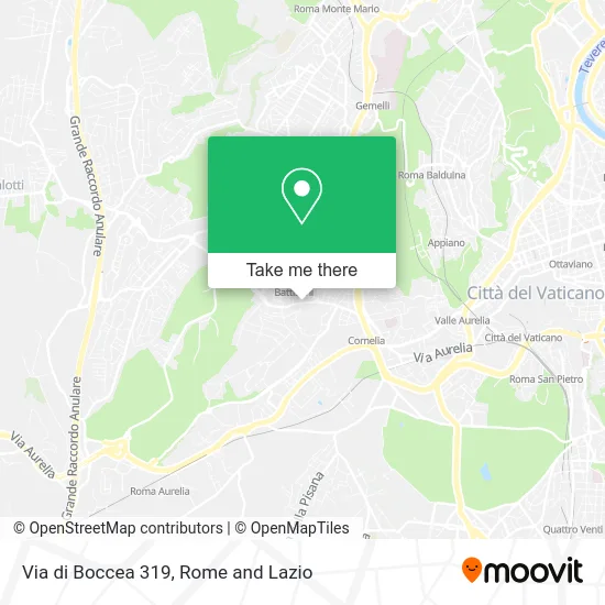 Boccea Street 319 map