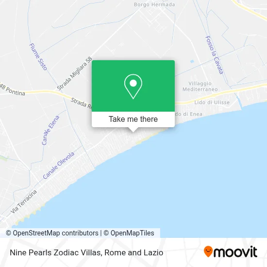 Nine Pearls Zodiac Villas map