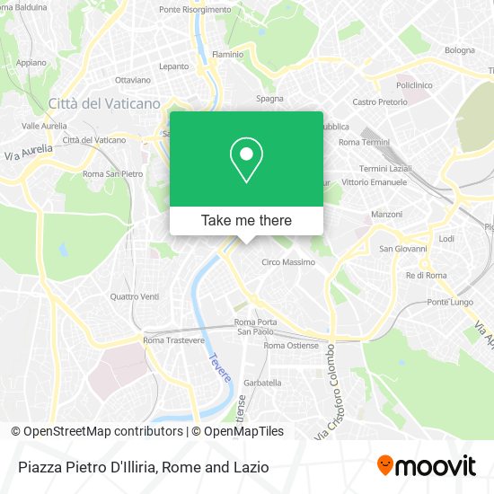 Piazza Pietro D'Illiria map