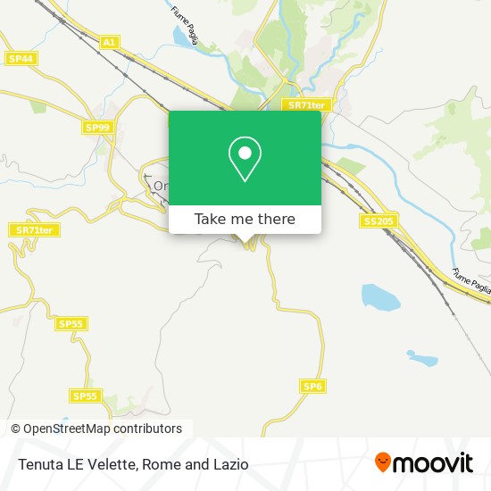 Tenuta LE Velette map