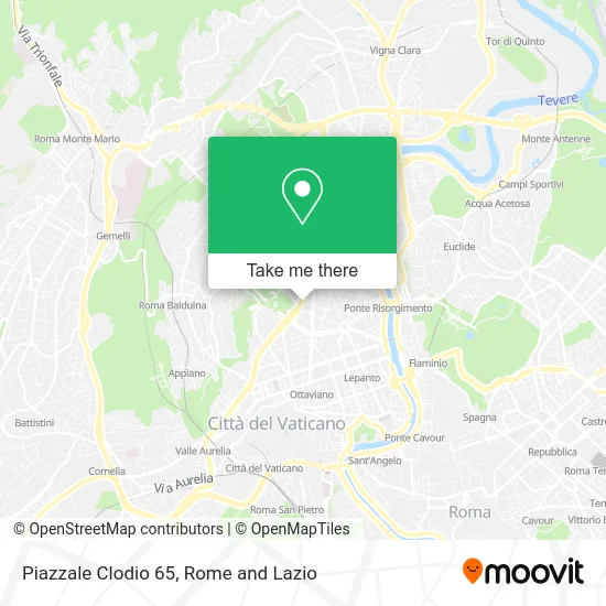 Clodio Square 65 map