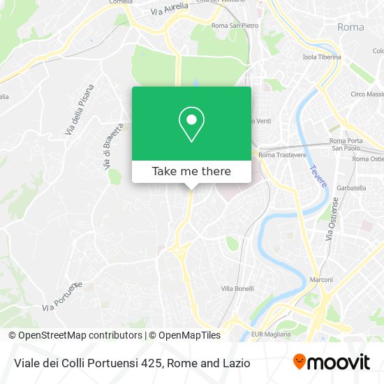 Viale dei Colli Portuensi 425 map