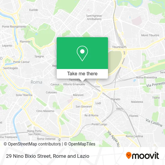 29 Nino Bixio Street map