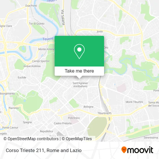 Corso Trieste 211 map