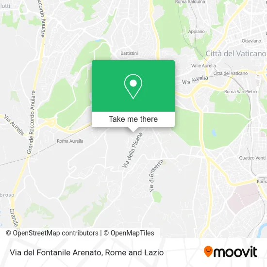 Fontanile Arenato Street map