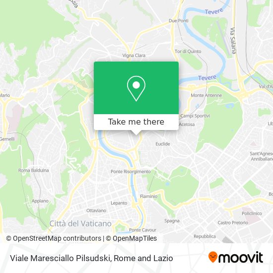 Viale Maresciallo Pilsudski map