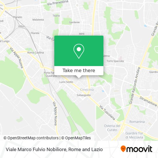 Viale Marco Fulvio Nobiliore map