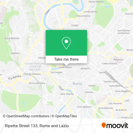 Ripetta Street 133 map