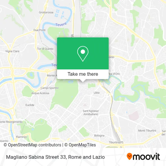 Magliano Sabina Street 33 map