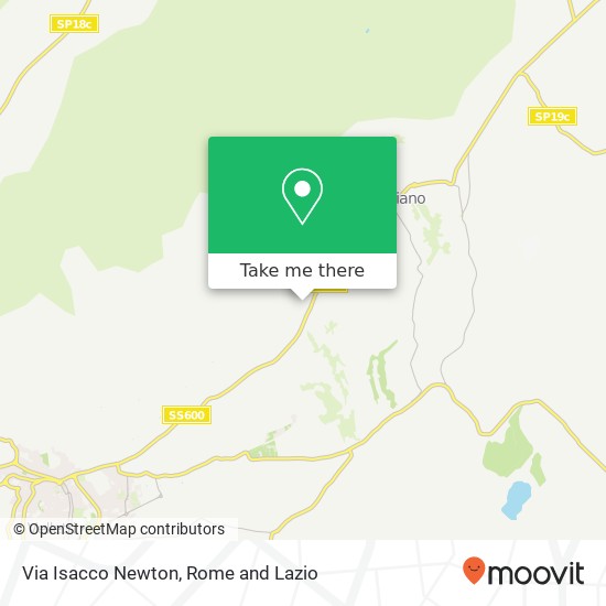 Via Isacco Newton map