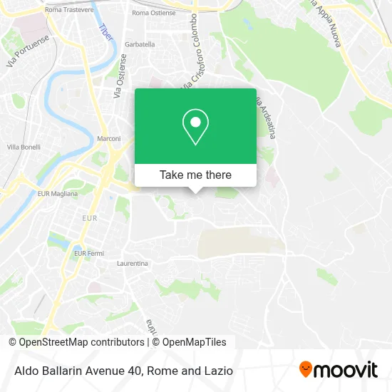 Aldo Ballarin Avenue 40 map