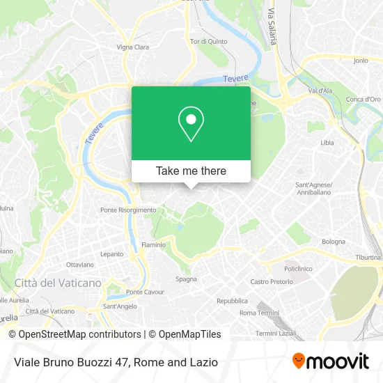 Bruno Buozzi Avenue map