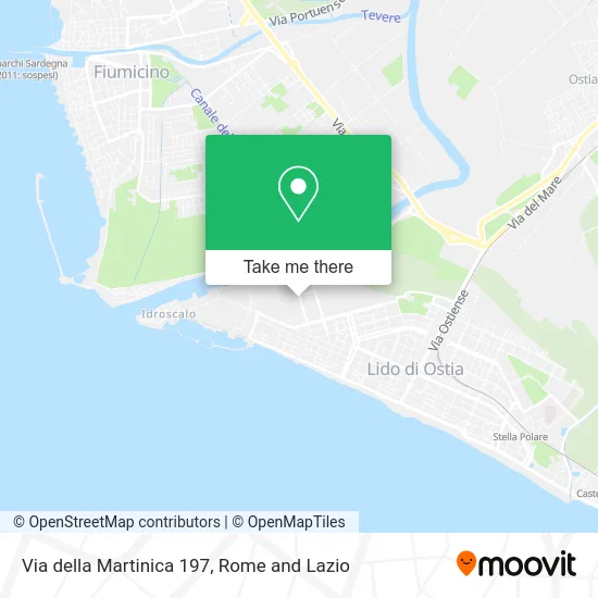 Via della Martinica 197 map