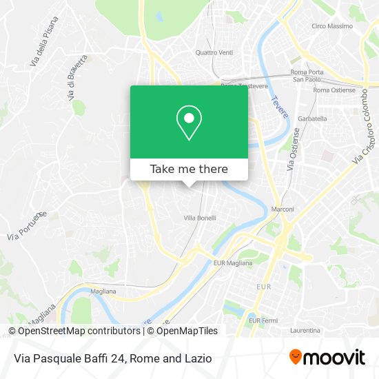 Via Pasquale Baffi 24 map