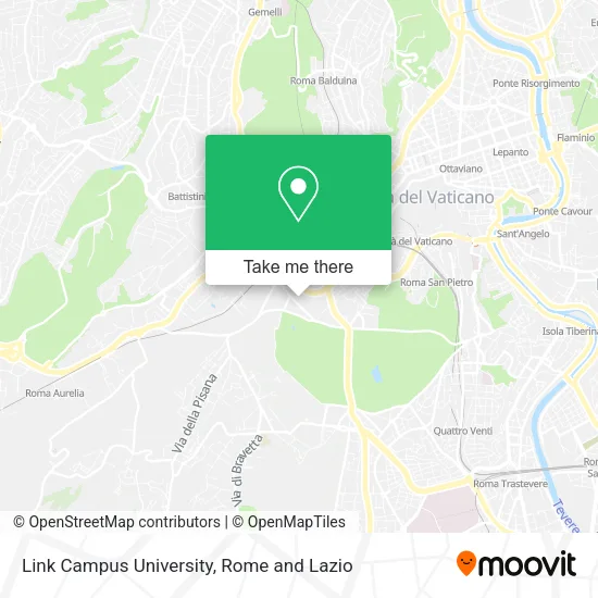 Link Campus University map