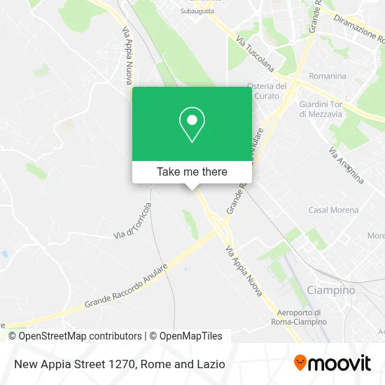 New Appia Street 1270 map