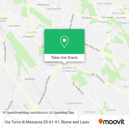 Via Torre di Mezzavia 35-61-91 map