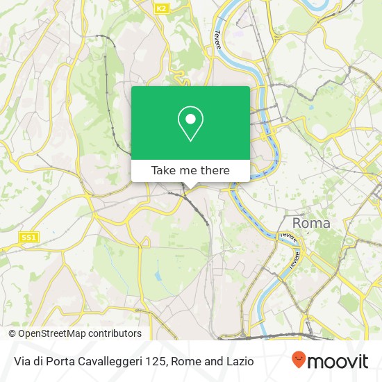 Via di Porta Cavalleggeri 125 map