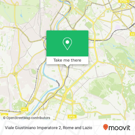 Viale Giustiniano Imperatore 2 map