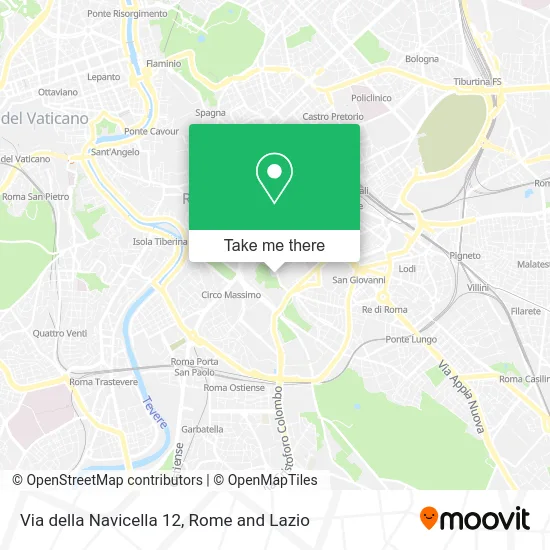 Navicella Street 12 map