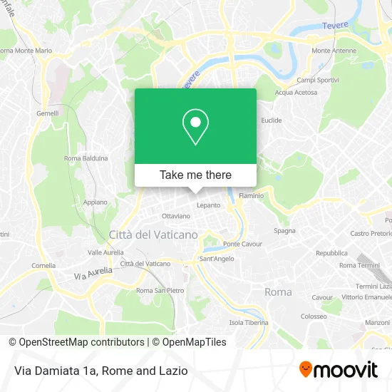 Via Damiata 1a map
