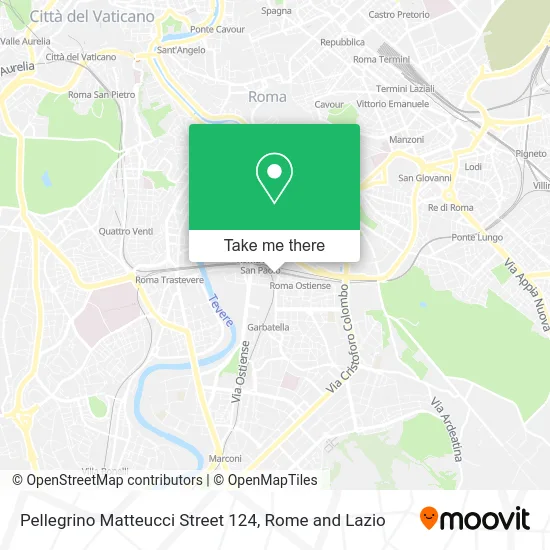 Pellegrino Matteucci Street 124 map