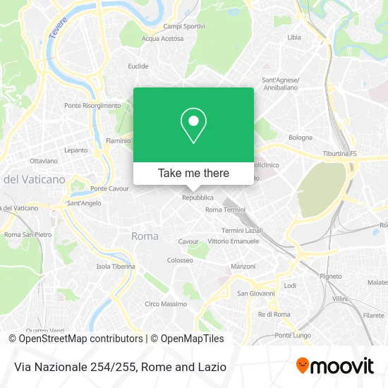 National Street 254/255 map