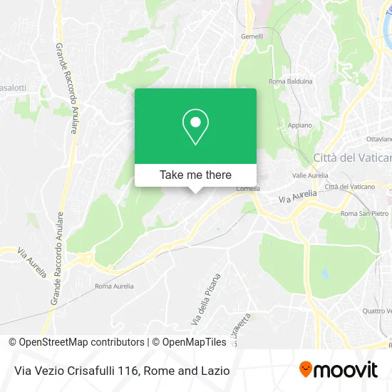 Vezio Crisafulli Street 116 map