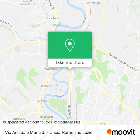 Via Annibale Maria di Francia map
