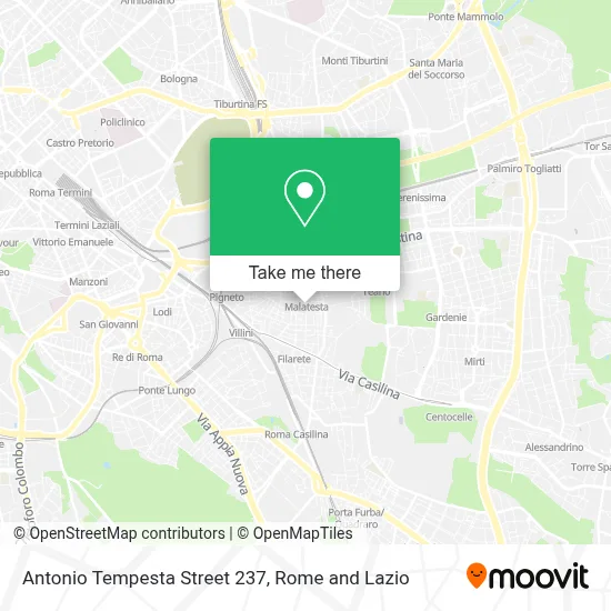 Antonio Tempesta Street 237 map