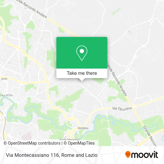 Montecassiano Street 116 map