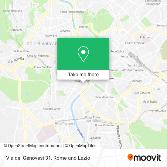 Genoese Street 31 map