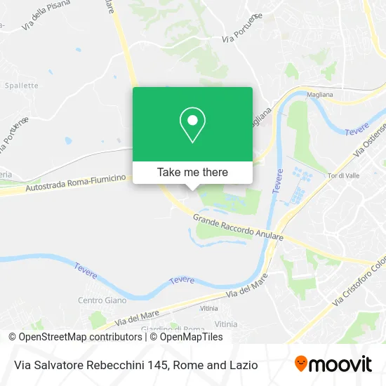 Salvatore Rebecchini Street 145 map