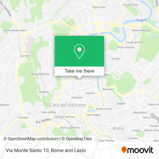 Monte Santo Street 10 map