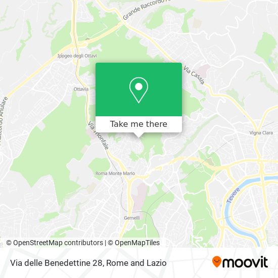 Via delle Benedettine 28 map