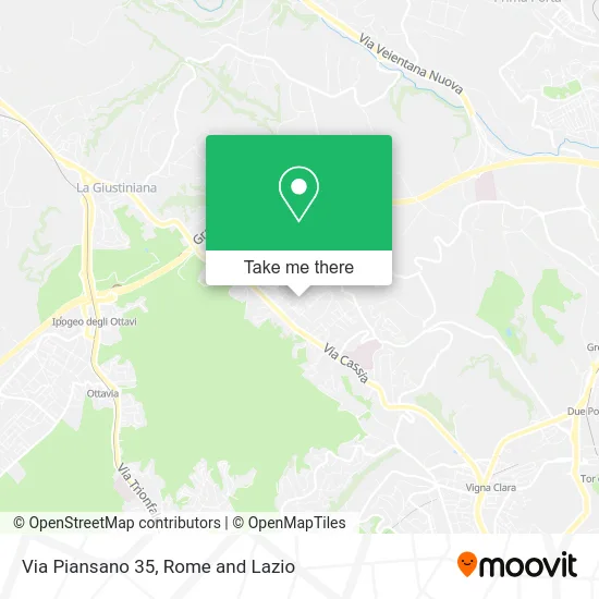 Piansano Street 35 map