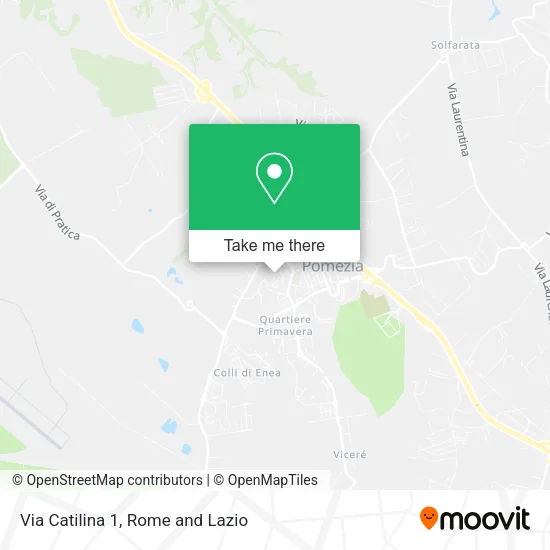 Via Catilina 1 map
