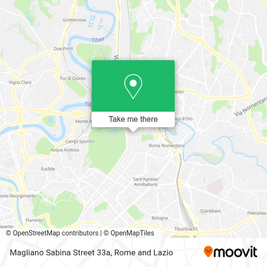 Magliano Sabina Street 33a map