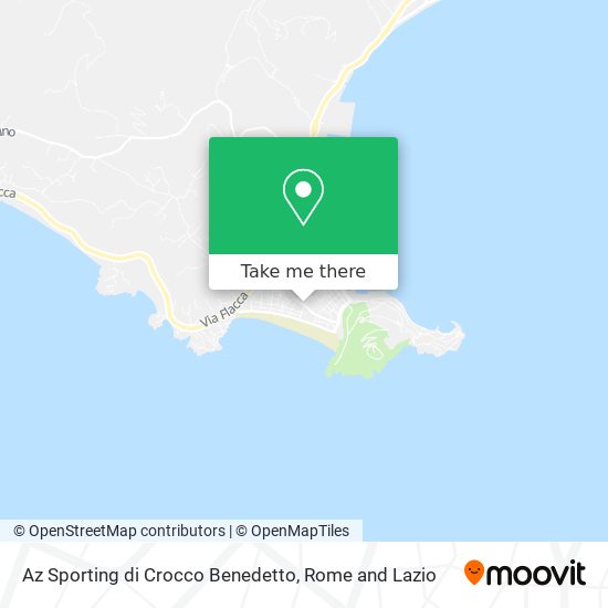 Az Sporting di Crocco Benedetto map