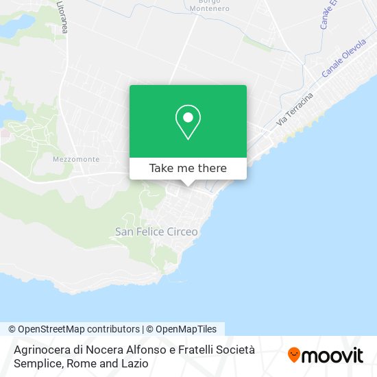 Agrinocera di Nocera Alfonso e Fratelli Società Semplice map