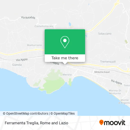 Treglia Hardware Store map